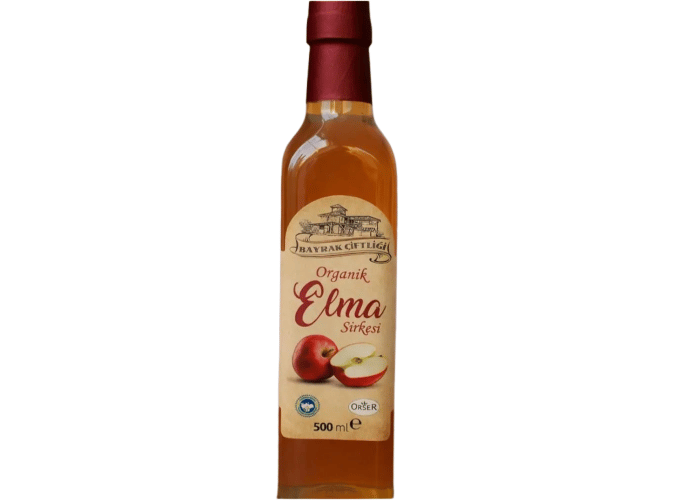 Organik Elma Sirkesi (500ml) - Bayrak Çiftliği