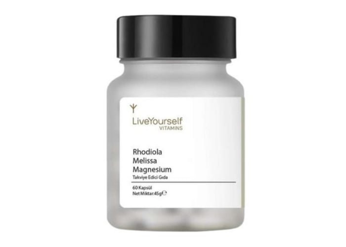 Rhodiola Melissa Magnesium (60 kapsül) - Live Yourself