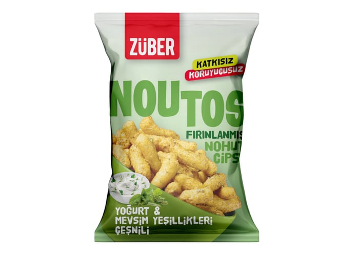 Noutos Yoğurt ve Mevsim Yeşillikleri Nohut Cipsi (55gr) - Züber