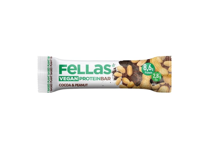 Yer Fıstıklı ve Kakaolu Protein Bar (40gr) - Fellas