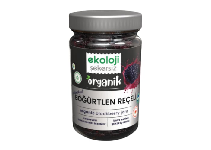Organik Şekersiz Böğürtlen Reçeli (380gr) - Ekoloji Market