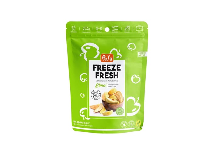 Freeze Fresh Dilim Elma (15gr) - Pol’s