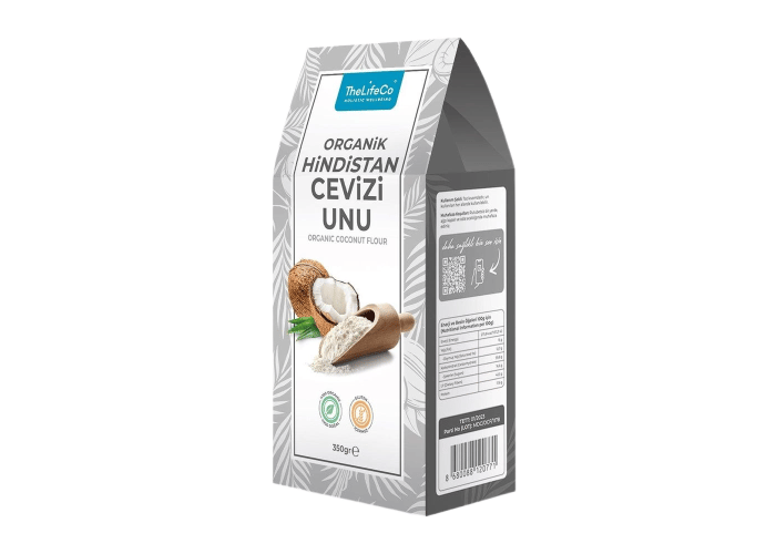Organik Hindistan Cevizi Unu (350gr) - Thelifeco