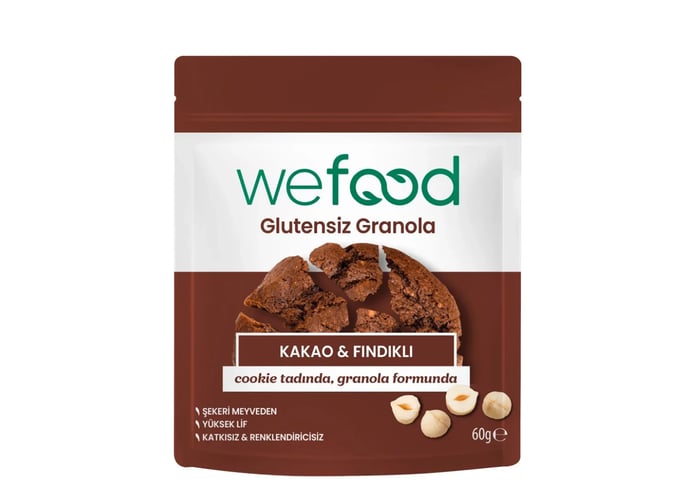 Kakao ve Fındıklı Granola Bites (Glutensiz, 60gr) - Wefood