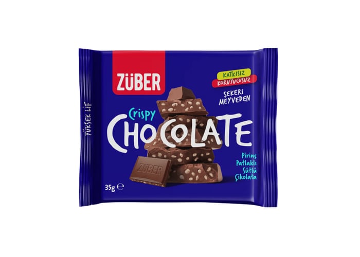Pirinç Patlaklı Sütlü Çikolata (35gr) - Züber