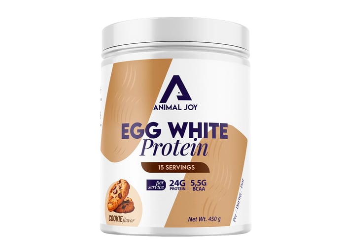 Egg White Protein Tozu Kurabiye Aromalı (450gr) - Animal Joy