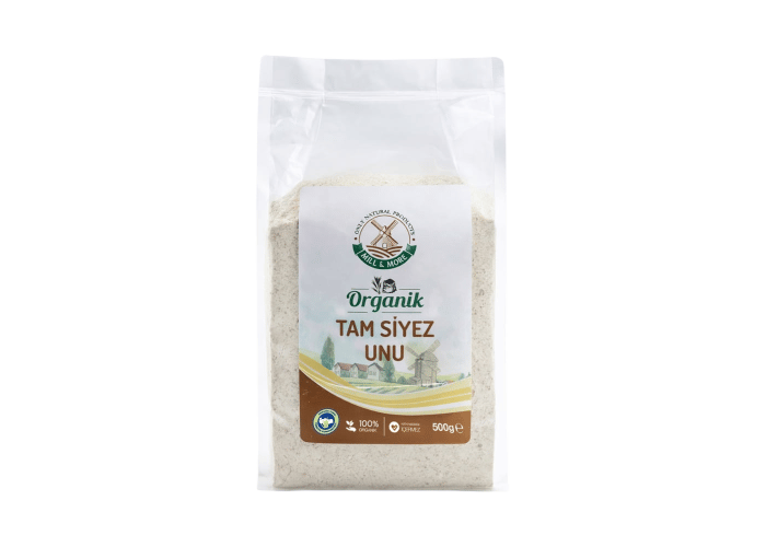 Mill & More Organik Tam Siyez Unu (500gr)