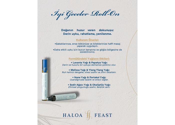 İyi Geceler Roll - On (10ml) - HALOA FEAST