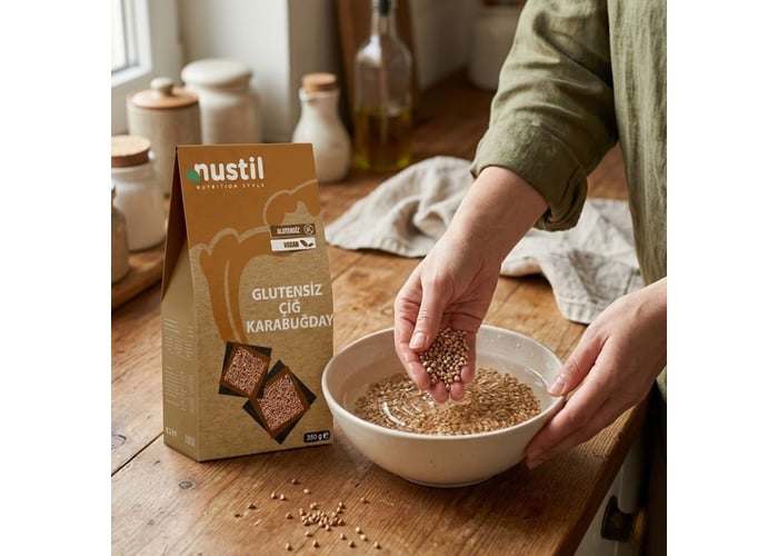 Çiğ Karabuğday (Glutensiz, 350gr) - Nustil