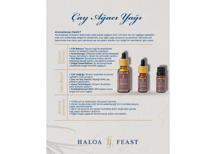 Çay Ağacı Yağı (30ml) - HALOA FEAST