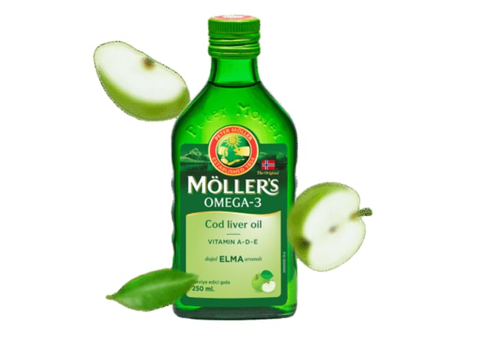 Omega 3 Elma Aromalı Balık Yağı (250ml) - Möller’s