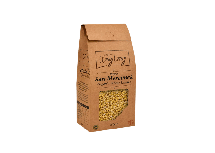 Organik Sarı Mercimek (750gr) - Organic Windy Valley