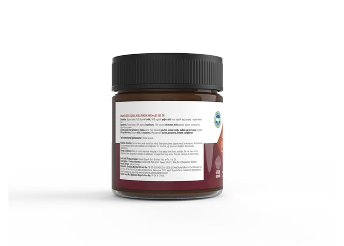Organik Sütlü Çikolatalı Fındık Kreması (200gr) - Jovia