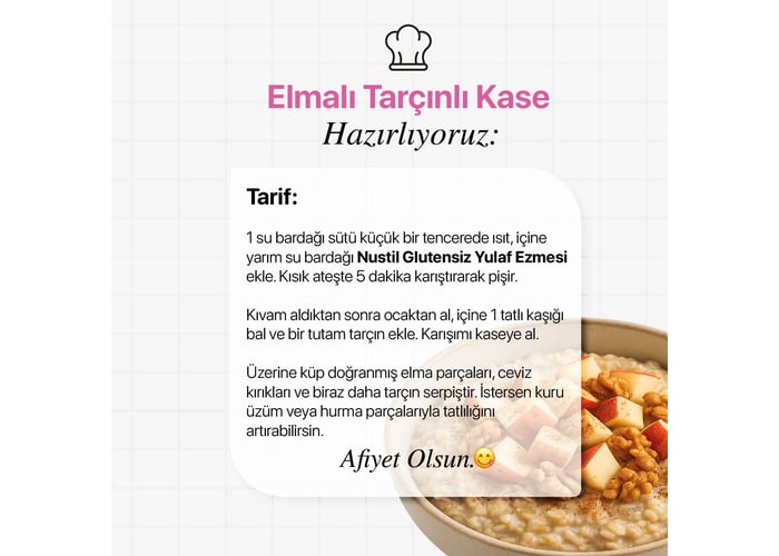 Yulaf Ezmesi (Glutensiz, 250gr) - Nustil