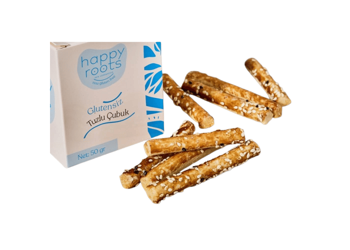 Grissini (Glutensiz, 50gr) - Happy Roots