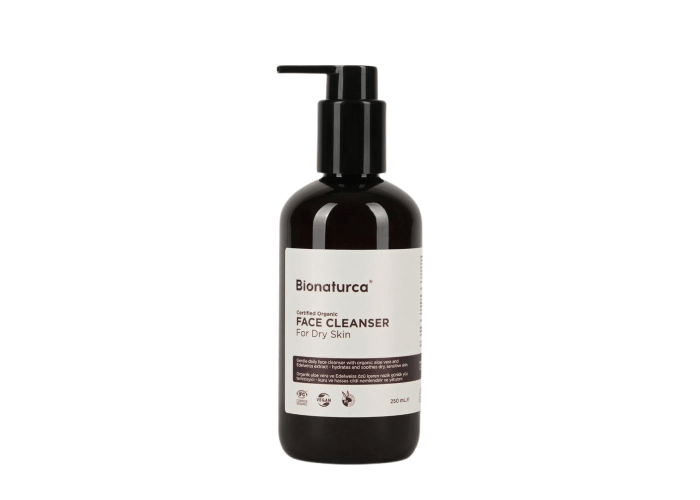 Organik Sertifikalı Kuru Ciltler İçin Yüz Temizleme Jeli (250ml) - Bionaturca