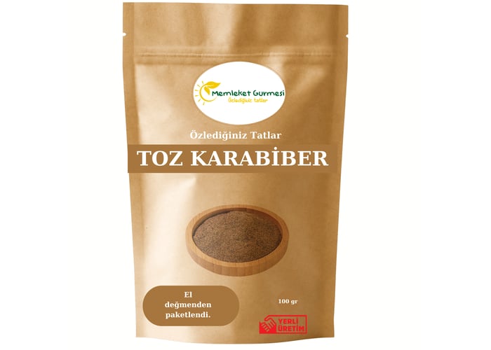 Toz Karabiber (100gr) - Memleket Gurmesi