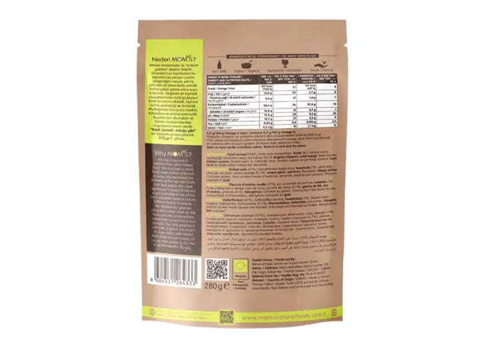 Foods Kakao & Fındık Granola (280gr) - Mom’s Natural