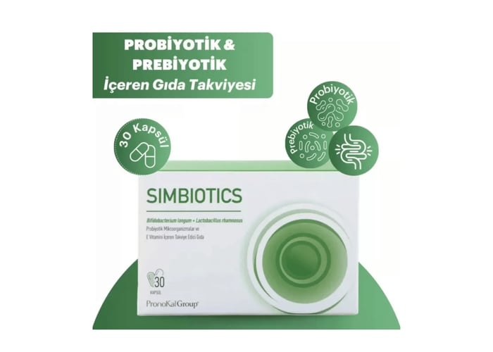 Simbiotics Probiyotik ve Prebiyotik İçeren Takviye Edici Gıda (30 kapsül) - Sdm