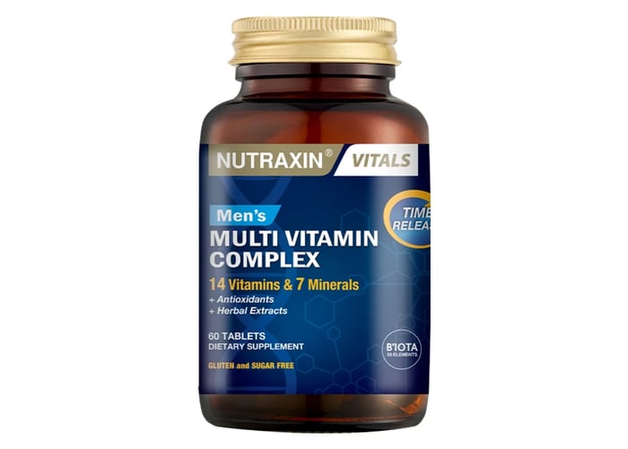Multivitamin& Mineral Complex (Erkeklere özel, 60 tablet) - Nutraxin