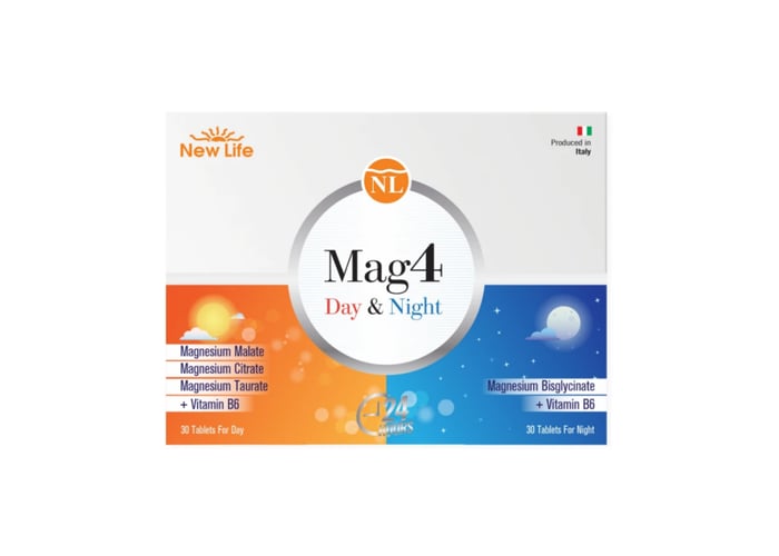 Mag4 Day & Night 30 + 30 (60 tablet) - New Life