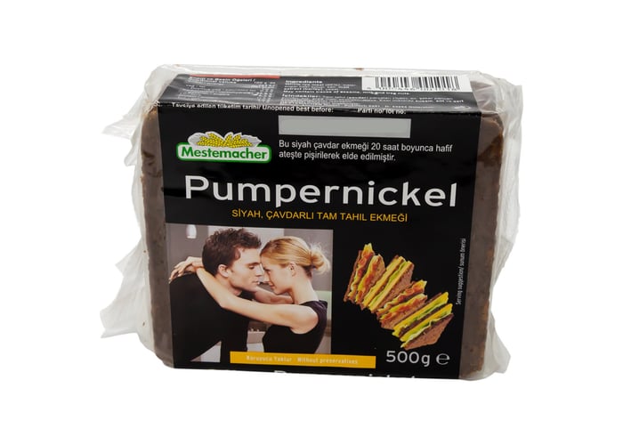Siyah Çavdarlı Tam Tahıl Ekmeği (500gr) - Mestemacher
