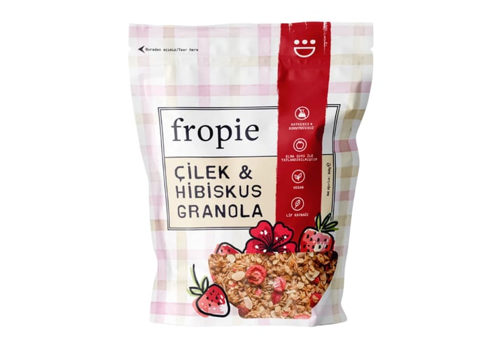 Hibiskus & Çilekli Granola (360gr) - Fropie