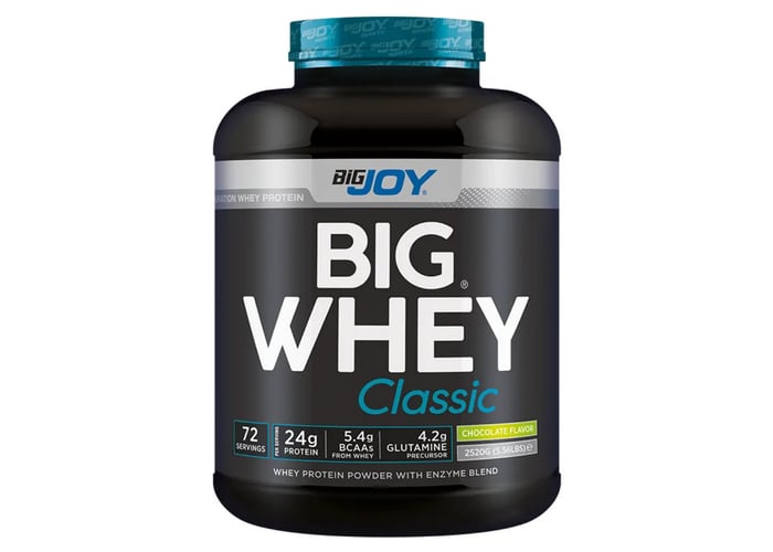 Whey Protein Classic Çikolata (72 servis, 2520gr) - Bigjoy