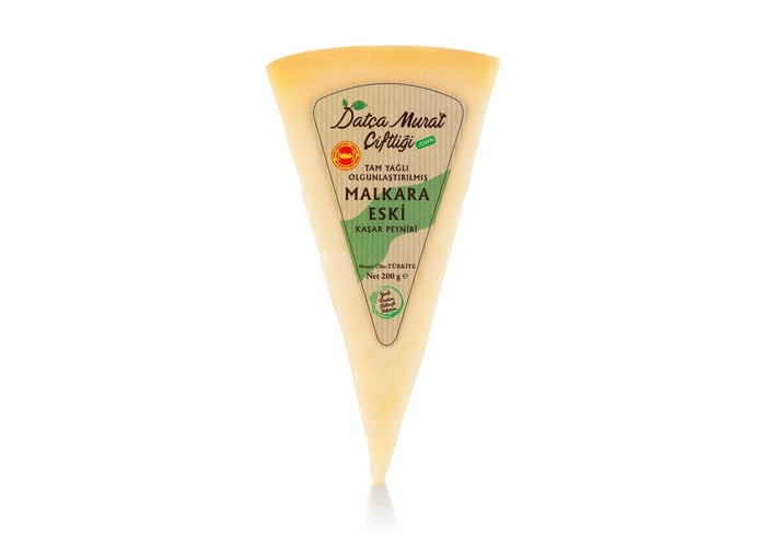 Tam Yağlı Malkara Eski Kaşar Peyniri (200gr) - Datça Murat Çiftliği