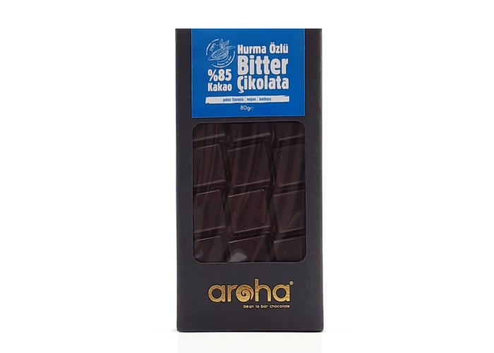 Antep Fıstıklı Bitter Çikolata (%72 Kakao, 100gr) - Aroha