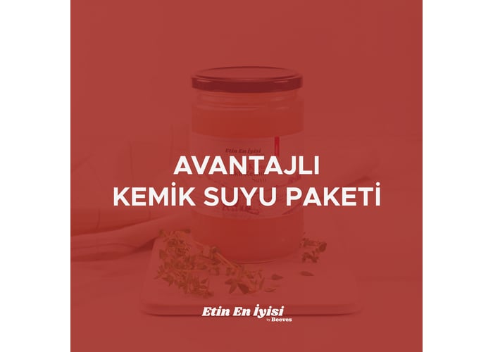 Avantajlı Kemik Suyu Paketi (4 adet) - Etin En İyisi