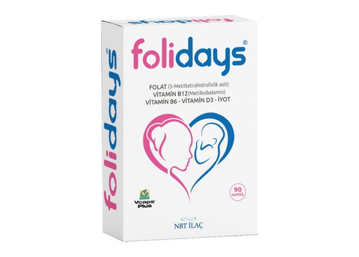 Folidays90 (90 kapsül) - Nbt İlaç