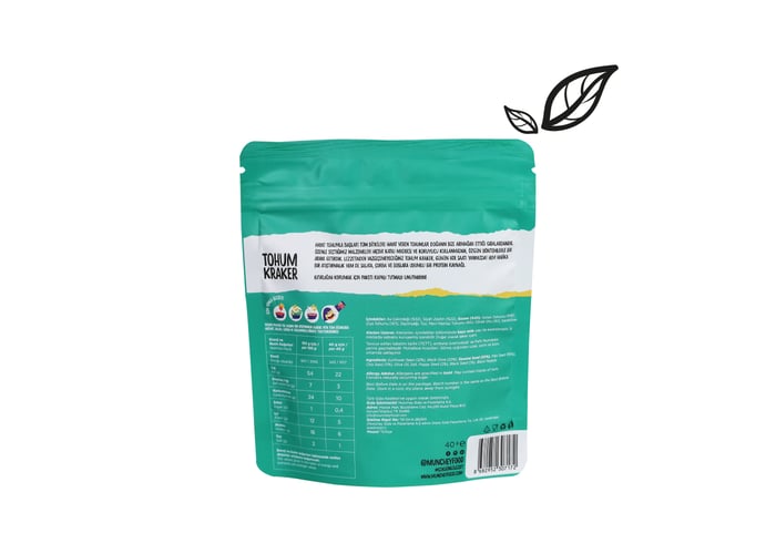 Zeytinli Tohum Kraker (6 adet x 40gr) - Munchey Food