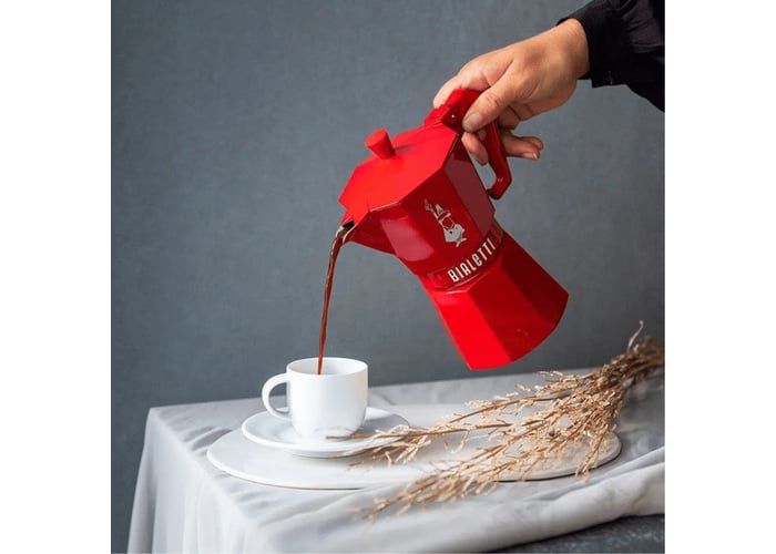 Moka Express Exclusive Kırmızı (3 cup) - Bialetti