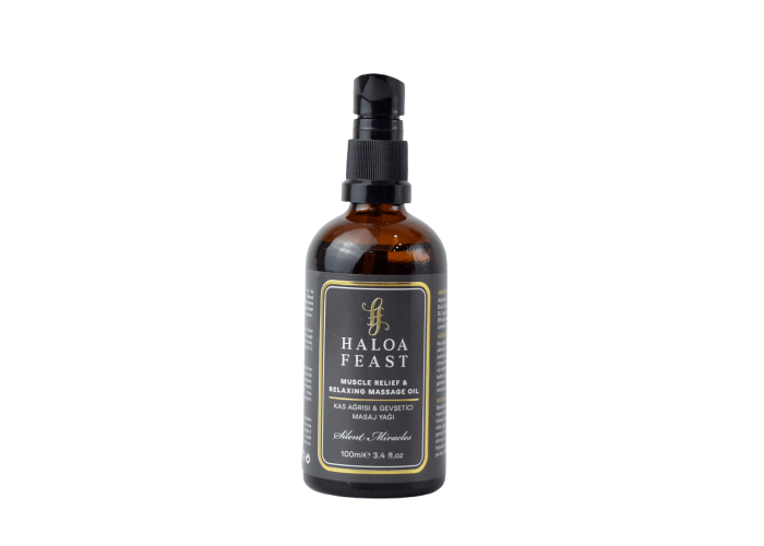 HALOA FEAST Kas Gevşetici Masaj Yağı (100ml)