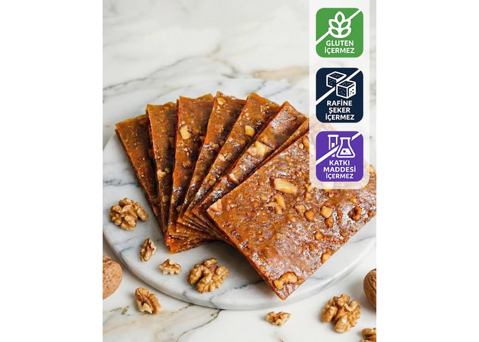 Glutensiz Şeker İlavesiz Cevizli Dut Pestili (150gr) - Yediğini Önemse