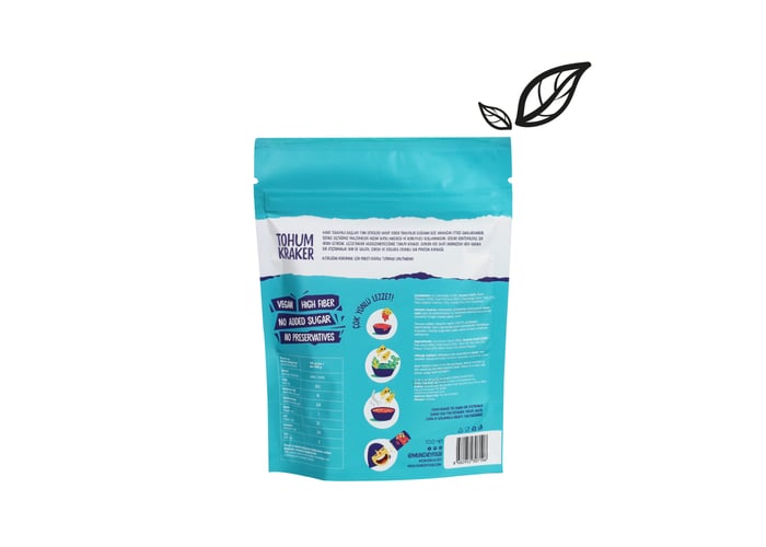 Deniz Tuzlu Tohum Kraker (12 adet x 100gr) - Munchey Food