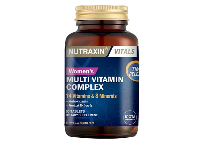 Multivitamin & Mineral Complex (Kadınlara özel, 60 tablet) - Nutraxin