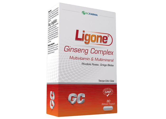 Ginseng Complex (30 bitkisel kapsül) - Ligone