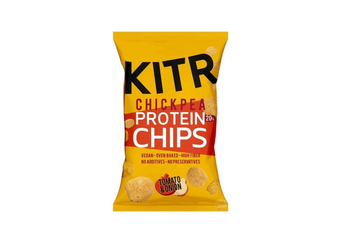 Domates ve Soğan Çeşnili Yüksek Proteinli Nohut Cipsi (50gr) - Kıtr