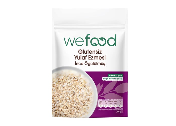 Yulaf Ezmesi İnce Öğütülmüş (Glutensiz, 300gr) - Wefood