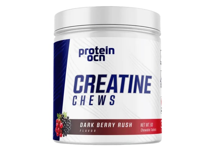 Creatine Chews Dark Berry Rush (60 tablet) - Proteinocean