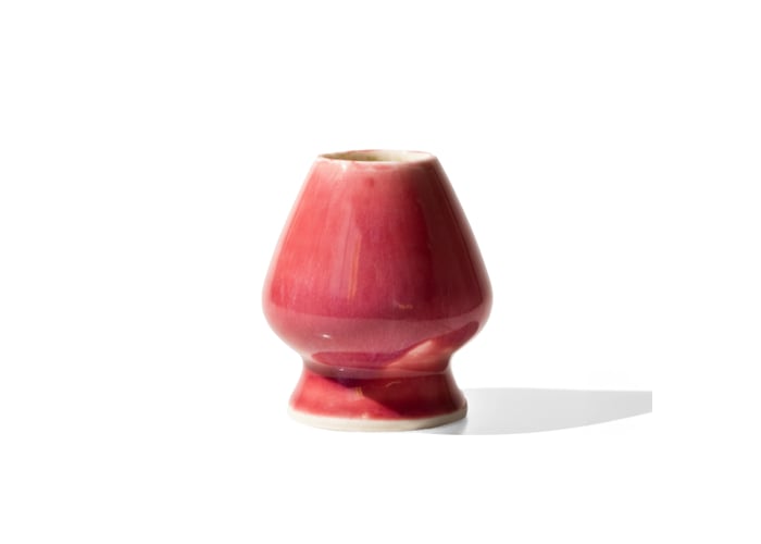 Seramik Fırçalık – Matcha Whisk Standı (Kırmızı) - La Matcha