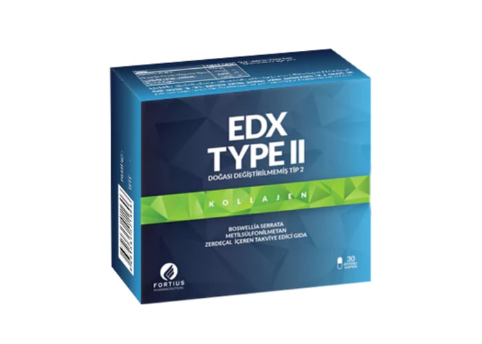 Edx Type II Kollajen (30 kapsül) - Fortius