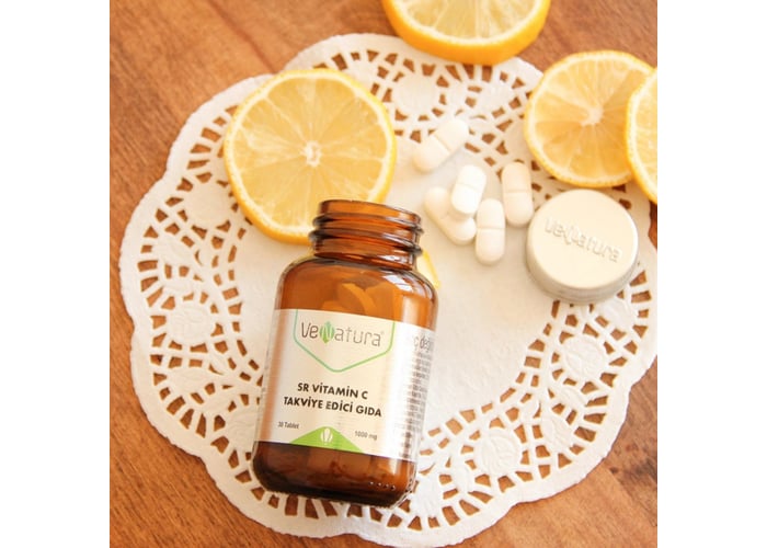 SR Vitamin C Takviye Edici Gıda (30 tablet, 1000mg) - Venatura
