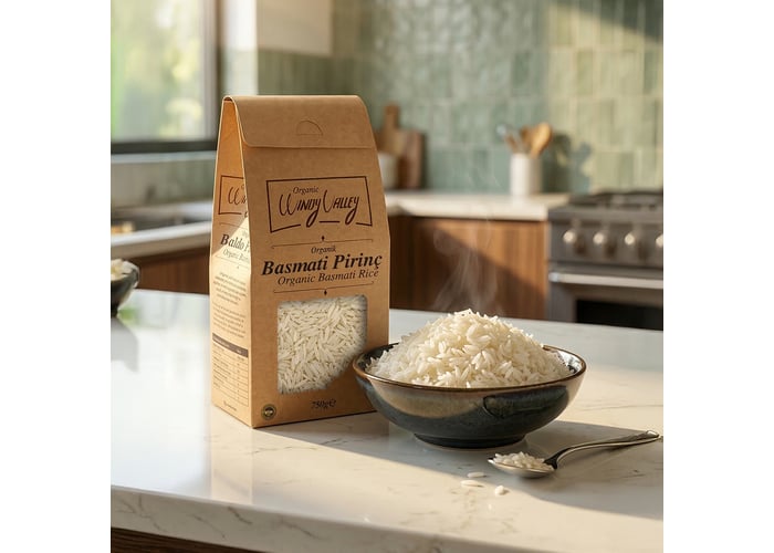 Organik Basmati Pirinç (750gr) - Organic Windy Valley