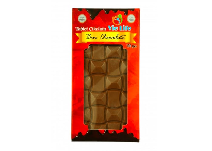Proteini Azaltılmış Tablet Çikolata (100gr) - Vie Life