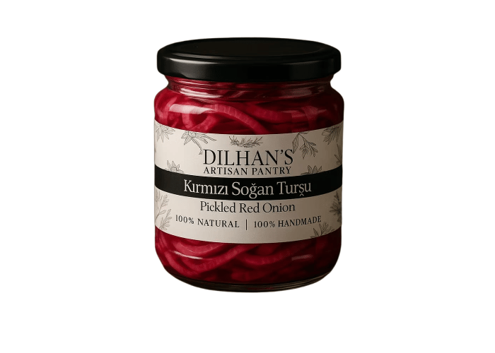 Kırmızı Soğan Turşusu (320gr) - Dilhan’s Artisan Pantry