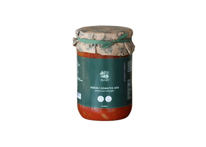Biberli Domates Sos (600gr) - Filiz’den Taş Ev