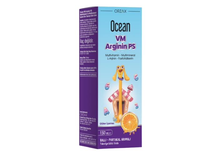 Ocean VM Arginin PSm Şurup (150ml) - Orzax